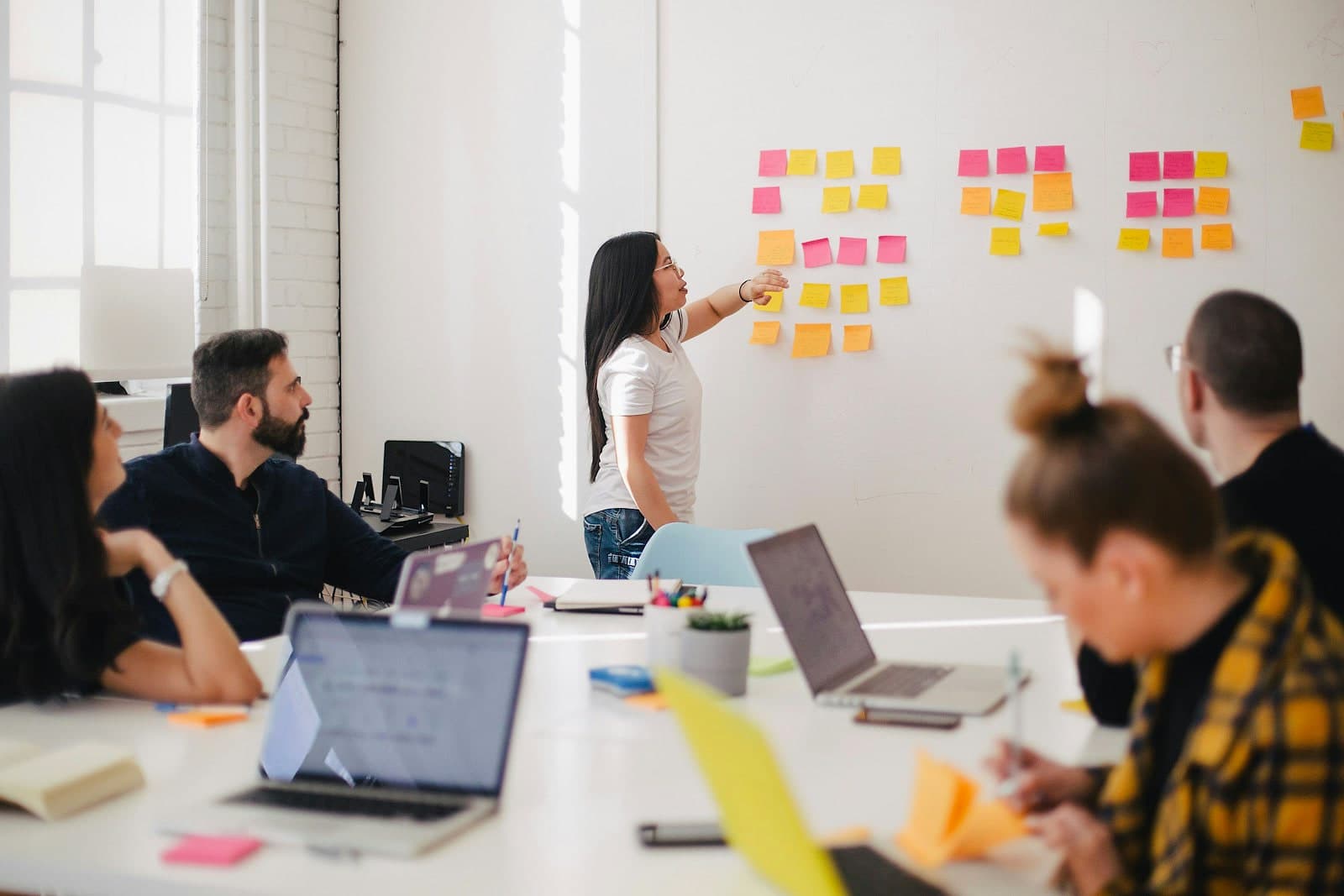 Weekly planner used for a seven-day website improvement plan